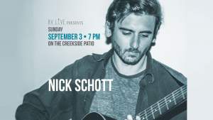 Special Sunday Performance by Nick Schott!